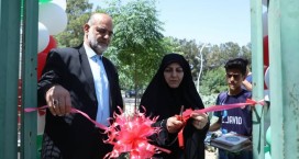 بهره‌برداری از زمین فوتبال چمن مصنوعی پارک لاله در کاشان
